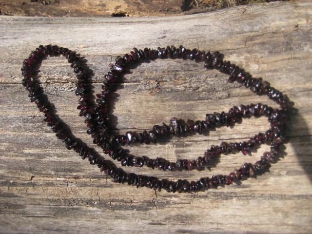 Garnet Necklace Strength and security 2602
